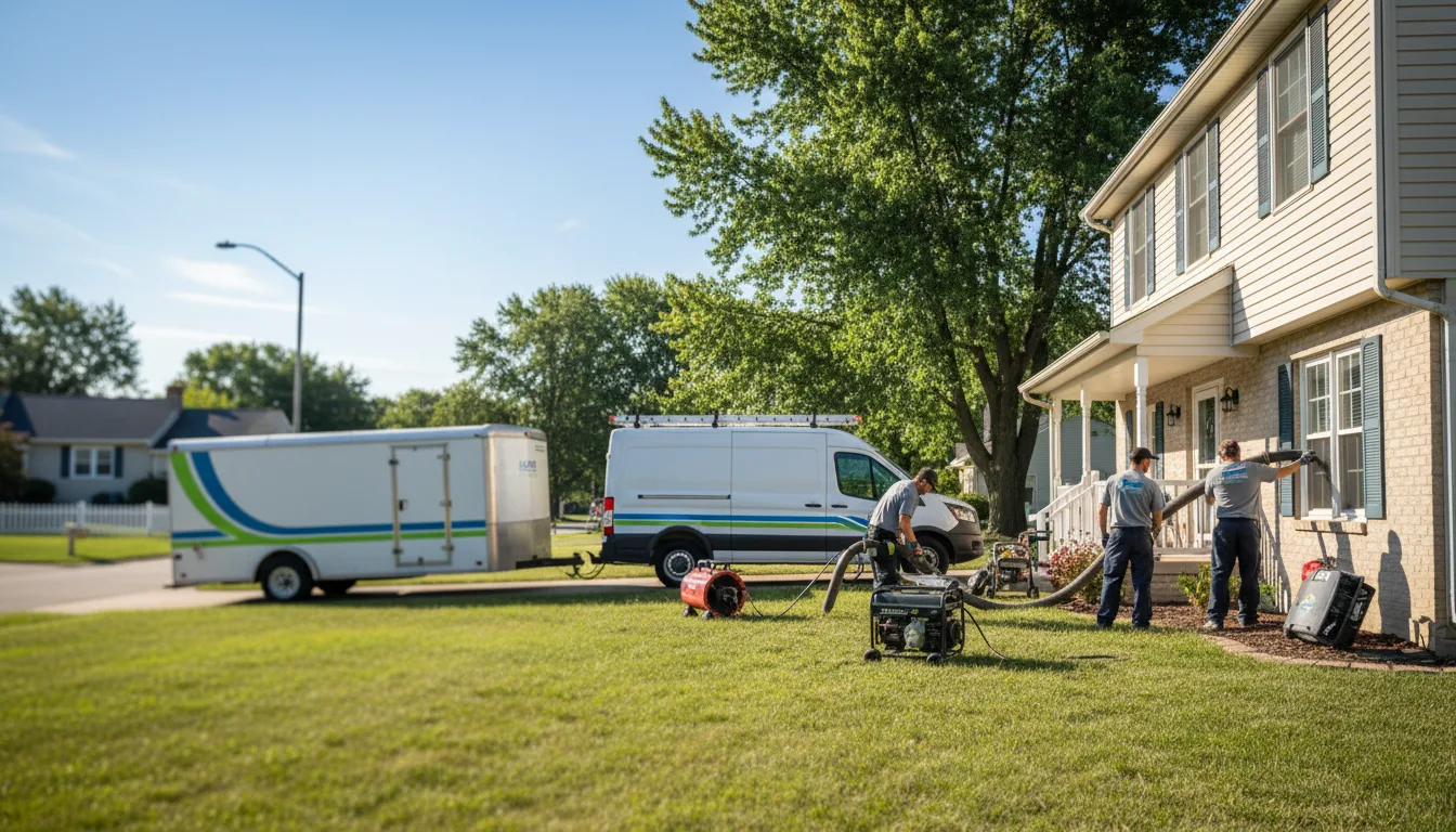 Flooded Basement Restoration And Cleanup With Repair in Independence, IA near me